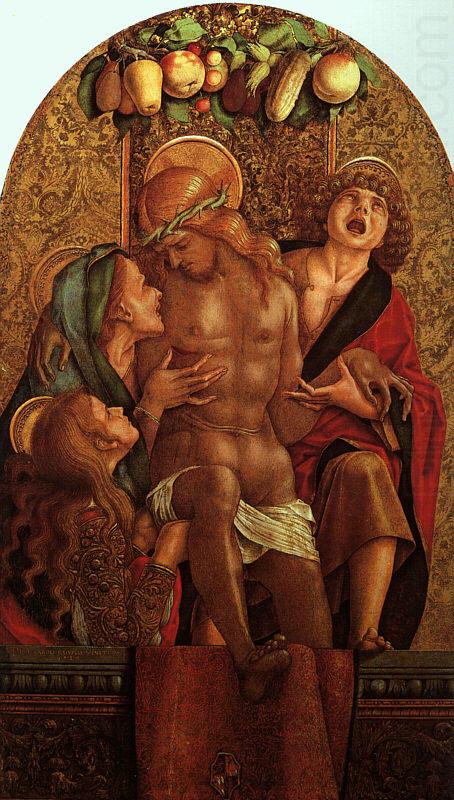 Carlo Crivelli Lamentation over the Dead Christ china oil painting image